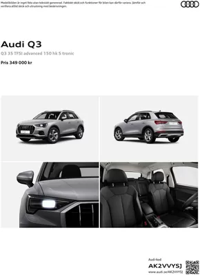 Audi-katalog i Hudiksvall | Audi Q3 | 2024-10-09T00:00:00.000Z - 2025-10-09T00:00:00.000Z