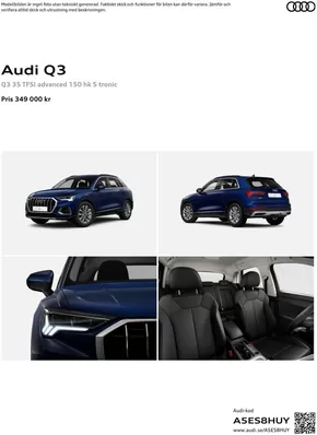 Audi-katalog i Skellefteå | Audi Q3 | 2024-10-17T00:00:00.000Z - 2025-10-17T00:00:00.000Z