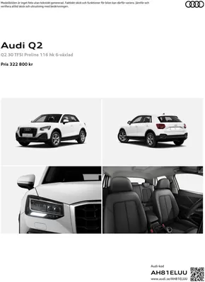 Audi-katalog i Örebro | Audi Q2 | 2024-11-08T00:00:00.000Z - 2025-11-08T00:00:00.000Z