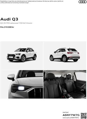 Audi-katalog i Åre | Audi Q3 | 2024-12-04T00:00:00.000Z - 2025-12-04T00:00:00.000Z