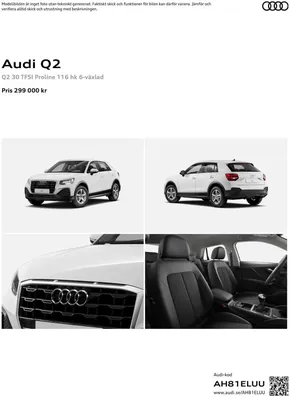 Audi-katalog i Skee | Audi Q2 | 2024-12-14T00:00:00.000Z - 2025-12-14T00:00:00.000Z