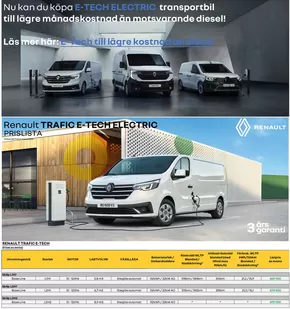 Renault-katalog i Östersund | Renault Renault Trafic E-Tech electric | 2025-04-11T00:00:00.000Z - 2026-04-11T00:00:00.000Z