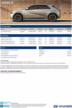 Hyundai-katalog i Hudiksvall | Hyundai Prislista IONIQ 5 | 2025-04-17T00:00:00.000Z - 2026-04-17T00:00:00.000Z