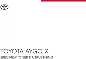 Toyota-katalog i Haninge | Toyota Aygo X | 2025-06-03T00:00:00.000Z - 2026-06-03T00:00:00.000Z