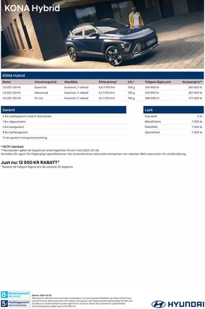 Hyundai-katalog i Linköping | Hyundai Prislista KONA Hybrid | 2025-06-10T00:00:00.000Z - 2026-06-10T00:00:00.000Z