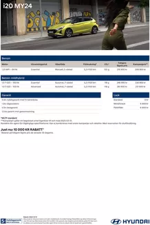 Hyundai-katalog i Haninge | Hyundai Prislista i20 MY24 Lagerkampanj | 2025-06-11T00:00:00.000Z - 2026-06-11T00:00:00.000Z