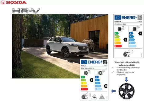Honda-katalog i Kalmar | Honda HR-V däckmärkning augusti 2024 | 2025-06-11T00:00:00.000Z - 2026-06-11T00:00:00.000Z