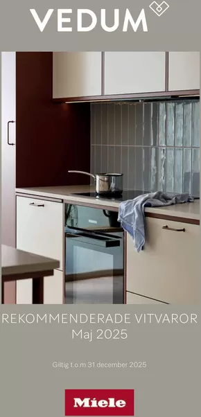 Vedum-katalog i Eskilstuna | Vitvarufolder Miele | 2025-05-01T00:00:00.000Z - 2025-12-31T00:00:00.000Z