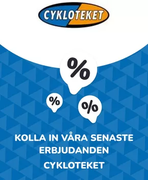 Cykloteket-katalog i Valbo | Erbjudanden Cykloteket | 2025-07-08T00:00:00.000Z - 2028-07-08T00:00:00.000Z
