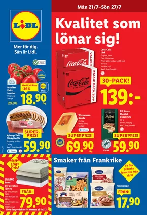 Lidl-katalog i Onsala | Nationell ERBJUDANDEN VECKA 30 | 2025-07-21T00:00:00.000Z - 2025-07-27T00:00:00.000Z