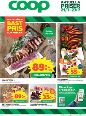 Coop-katalog i Stockholm | Spara nu med våra deals | 2025-07-21T00:00:00.000Z - 2025-07-27T00:00:00.000Z
