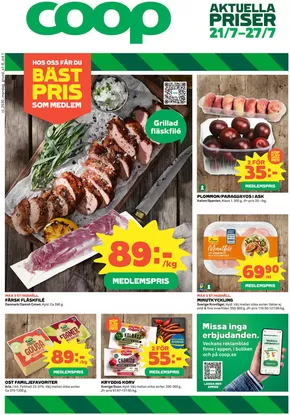 Coop-katalog i Horsarydmark | Fantastiskt erbjudande för alla kunder | 2025-07-21T00:00:00.000Z - 2025-07-27T00:00:00.000Z