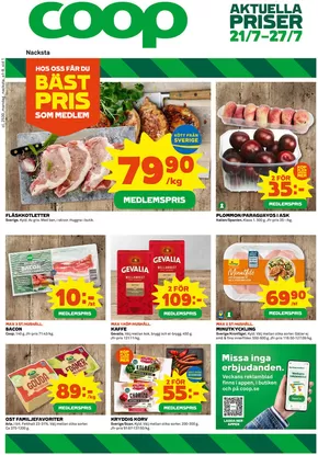 Coop-katalog i Horsarydmark | Fantastiska rabatter på utvalda produkter | 2025-07-21T00:00:00.000Z - 2025-07-27T00:00:00.000Z