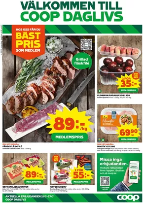 Coop Daglivs-katalog | Exklusiva deals och fynd | 2025-07-21T00:00:00.000Z - 2025-07-27T00:00:00.000Z