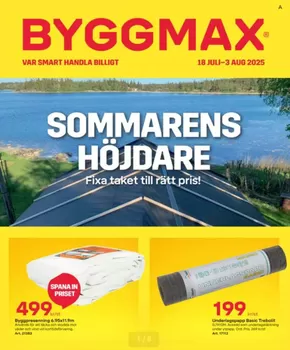 Byggmax-katalog i Sjöbo (Skåne) | Sommarens höjdare! | 2025-07-18T00:00:00.000Z - 2025-08-03T00:00:00.000Z