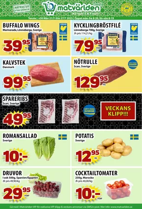 Matvärlden-katalog i Leksand | Veckans erbjudanden Tensta!  | 2025-07-21T00:00:00.000Z - 2025-07-27T00:00:00.000Z