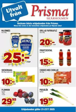 Prisma Skärholmen-katalog i Tranemo | Prisma Mat reklambad | 2025-07-21T00:00:00.000Z - 2025-07-27T00:00:00.000Z