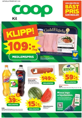 Coop-katalog i Kosta | Fantastiskt erbjudande för alla kunder | 2025-07-28T00:00:00.000Z - 2025-08-03T00:00:00.000Z