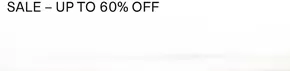 Sale up to 60% Off!
