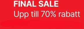 Final sale! Upp till 70% rabatt.