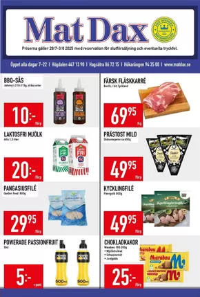 Matdax-katalog i Löddeköpinge | Matdax reklambad | 2025-07-28T00:00:00.000Z - 2025-08-03T00:00:00.000Z