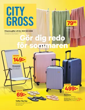 City Gross-katalog i Löddeköpinge | City Gross Erbjudanden | 2025-07-28T00:00:00.000Z - 2025-08-03T00:00:00.000Z