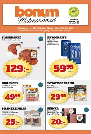 Bonum Matmarknad reklambad