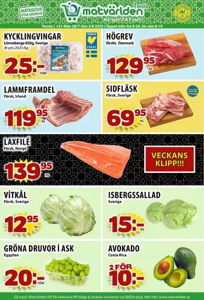 Matvärlden-katalog i Tumlehed | Veckans erbjudanden Tensta!  | 2025-07-28T00:00:00.000Z - 2025-08-03T00:00:00.000Z