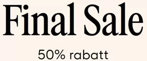 Final sale! 50% rabatt.