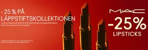 MAC Cosmetics-katalog i Kalmar | -25% på läppstiftskollektionen! | 2025-07-29T00:00:00.000Z - 2025-08-01T00:00:00.000Z