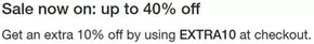 Up to 40% Off!