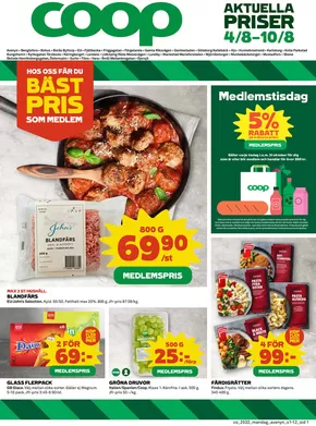 Coop-katalog i Dikanäs | Top-deals och rabatter | 2025-08-04T00:00:00.000Z - 2025-08-10T00:00:00.000Z