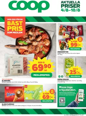Coop-katalog i Solna | Fantastiskt erbjudande för fyndjägare | 2025-08-04T00:00:00.000Z - 2025-08-10T00:00:00.000Z