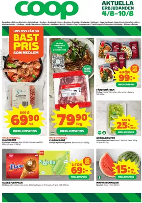 Coop-katalog i Holmsund | Erbjudanden för fyndjägare | 2025-08-04T00:00:00.000Z - 2025-08-10T00:00:00.000Z