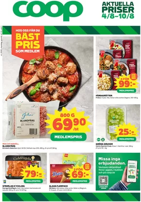 Coop-katalog i Lund (Skåne) | Fantastiskt erbjudande för fyndjägare | 2025-08-04T00:00:00.000Z - 2025-08-10T00:00:00.000Z