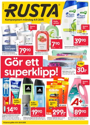 Rusta-katalog i Västervik | Rusta reklambad | 2025-08-04T00:00:00.000Z - 2025-08-10T00:00:00.000Z
