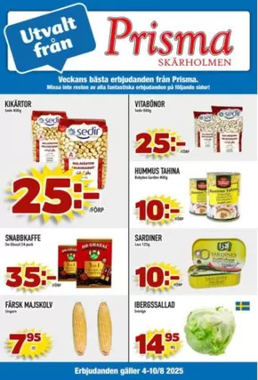 Prisma Skärholmen-katalog i Jokkmokk | Prisma Mat reklambad | 2025-04-10T00:00:00.000Z - 2025-08-08T00:00:00.000Z