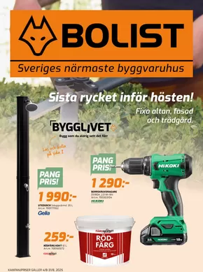 Bolist-katalog i Lurudden | Sista rycket inför hösten!  | 2025-08-04T00:00:00.000Z - 2025-08-31T00:00:00.000Z
