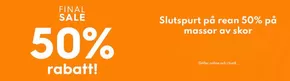 Nilson Shoes-katalog i Växjö | Final sale! Upp 50% rabatt. | 2025-08-04T00:00:00.000Z - 2025-08-19T00:00:00.000Z