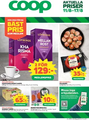 Coop-katalog i Harads | Våra bästa fynd | 2025-08-11T00:00:00.000Z - 2025-08-17T00:00:00.000Z