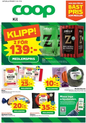Coop-katalog i Harads | Stort urval av erbjudanden | 2025-08-11T00:00:00.000Z - 2025-08-17T00:00:00.000Z