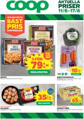 Coop-katalog | Erbjudanden för fyndjägare | 2025-08-11T00:00:00.000Z - 2025-08-17T00:00:00.000Z
