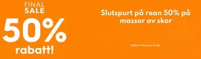 Din sko-katalog i Varberg | Final sale 50% rabatt! | 2025-08-07T00:00:00.000Z - 2025-08-22T00:00:00.000Z