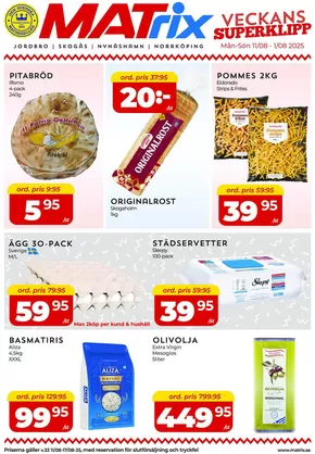 Matrix Butikerna-katalog | Matrix Veckans Annons | 2025-08-11T00:00:00.000Z - 2025-08-17T00:00:00.000Z