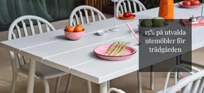 15% på utvalda utemöbler för trädgården!