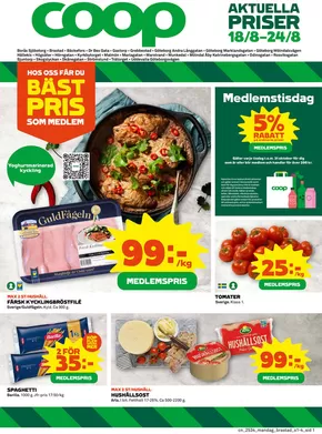 Coop-katalog i Karlskrona | Rabatter och kampanjer | 2025-08-18T00:00:00.000Z - 2025-08-24T00:00:00.000Z
