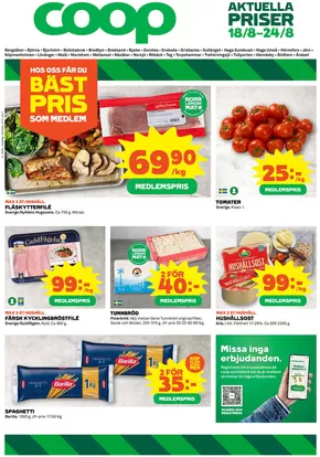 Coop-katalog i Arjeplog | Exklusiva deals för våra kunder | 2025-08-18T00:00:00.000Z - 2025-08-24T00:00:00.000Z