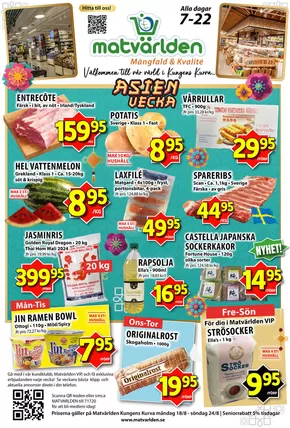 Matvärlden-katalog i Hedemora | Veckans erbjudanden Kungens Kurva! | 2025-08-18T00:00:00.000Z - 2025-08-24T00:00:00.000Z