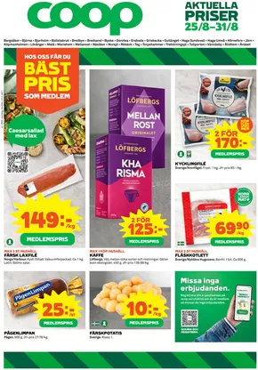 Coop-katalog i Sundsvall | Exklusiva deals för våra kunder | 2025-08-25T00:00:00.000Z - 2025-08-31T00:00:00.000Z