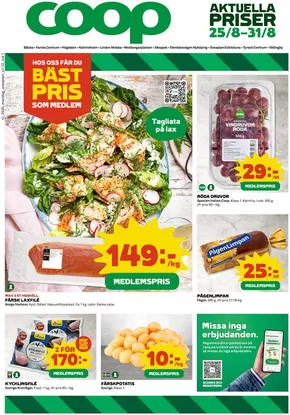 Coop-katalog i Bunkeflostrand | Specialerbjudanden för dig | 2025-08-25T00:00:00.000Z - 2025-08-31T00:00:00.000Z